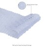 Clear Solid PVC 32x14 Inches Antiskid Shower Bath Mat
