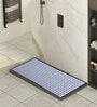 Clear Solid PVC 32x14 Inches Antiskid Shower Bath Mat