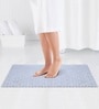 Clear Solid PVC 32x14 Inches Antiskid Shower Bath Mat