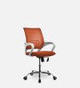 Cleo Ergonomic Chair in Orange Colour