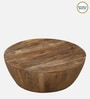 Clichy Solid Wood Coffee Table In Natural Finish