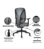 Cliff High Back Ergonomic Chair in Black & Grey Colour