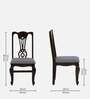 Clifford Sheesham Wood 6 Seater Dining Set In Scratch Resistant Provincial Teak Finish