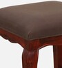 Clifford Sheesham Wood Bar Stool In Honey Oak Finish