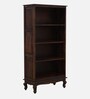 Clifford Sheesham Wood Book Shelf In Scratch Resistant Provincial Teak Finish