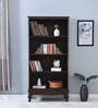Clifford Sheesham Wood Book Shelf In Scratch Resistant Provincial Teak Finish