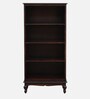 Clifford Sheesham Wood Book Shelf In Scratch Resistant Provincial Teak Finish