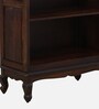 Clifford Sheesham Wood Book Shelf In Scratch Resistant Provincial Teak Finish
