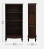 Clifford Sheesham Wood Book Shelf In Scratch Resistant Provincial Teak Finish