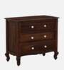 Clifford Sheesham Wood Chest Of Drawers In Scratch Resistant Provincial Teak Finish