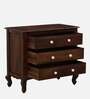 Clifford Sheesham Wood Chest Of Drawers In Scratch Resistant Provincial Teak Finish