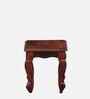 Clifford Sheesham Wood Nest Of Tables In Scratch Resistant Honey Oak Finish