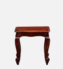 Clifford Sheesham Wood Nest Of Tables In Scratch Resistant Honey Oak Finish
