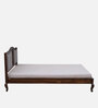 Clifford Sheesham Wood Queen Size Bed In Scratch Resistant Provincial Teak Finish