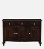 Clifford Sheesham Wood Sideboard In Scratch Resistant Provincial Teak Finish