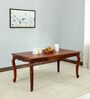 Clifford Sheesham Wood 6 Seater Dining Table In Honey Oak Finish