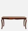 Clifford Sheesham Wood 6 Seater Dining Table In Honey Oak Finish