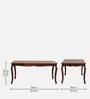 Clifford Sheesham Wood 6 Seater Dining Table In Honey Oak Finish