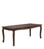 Clifford Sheesham Wood 8 Seater Dining Table In Rustic Teak Finish