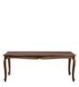 Clifford Sheesham Wood 8 Seater Dining Table In Rustic Teak Finish