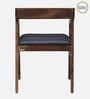 Clint Sheesham Wood Arm Chair In Provincial Teak Finish