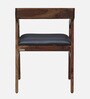 Clint Sheesham Wood Arm Chair In Provincial Teak Finish