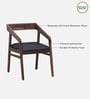 Clint Sheesham Wood Arm Chair In Provincial Teak Finish