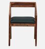 Clint Sheesham Wood Arm Chair In Rustic Teak Finish