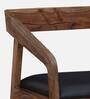 Clint Sheesham Wood Arm Chair In Rustic Teak Finish