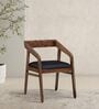 Clint Sheesham Wood Arm Chair In Rustic Teak Finish