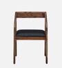 Clint Sheesham Wood Arm Chair In Rustic Teak Finish