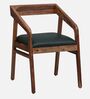 Clint Sheesham Wood Arm Chair In Rustic Teak Finish