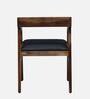 Clint Sheesham Wood Arm Chair In Rustic Teak Finish