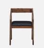 Clint Sheesham Wood Arm Chair In Rustic Teak Finish