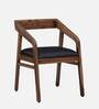Clint Sheesham Wood Arm Chair In Rustic Teak Finish