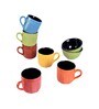 Clory Multicolour Ceramic (Set of 6) Coffee Mug