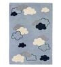 Multicolor Abstract Wool 3 ft x 5 ft Kids Carpet