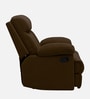 Cloud 1 Seater Manual Recliner Sofa In Brown Color