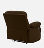 Cloud 1 Seater Manual Recliner Sofa In Brown Color