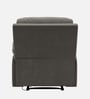 Cloud 1 Seater Manual Recliner Sofa In Grey Color