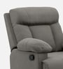 Cloud 1 Seater Manual Recliner Sofa In Grey Color