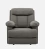 Cloud 1 Seater Manual Recliner Sofa In Grey Color