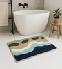 Cloud Aqua Microfiber 16x24 Inches Super Soft Bath Mat