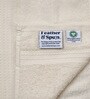 Cloud Dancer 100% Organic Cotton Solid 550 GSM Face Towels (4 Pc)