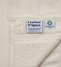 Cloud Dancer 100% Organic Cotton Solid 550 GSM Face Towels Pack of 4