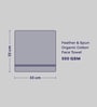 Cloud Dancer 100% Organic Cotton Solid 550 GSM Face Towels Pack of 4