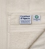 Cloud Dancer 100% Organic Cotton Solid 550 GSM Face Towels Pack of 4