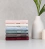 Cloud Dancer 100% Organic Cotton Solid 550 GSM Face Towels Pack of 4