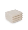 Cloud Dancer 100% Organic Cotton Solid 550 GSM Face Towels Pack of 4