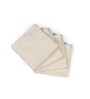 Cloud Dancer 100% Organic Cotton Solid 550 GSM Face Towels Pack of 4